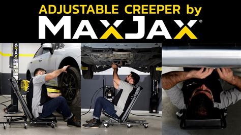 Maxjax creeper With the MaxJax Reclining Creeper Seat you will be able to have both with ease